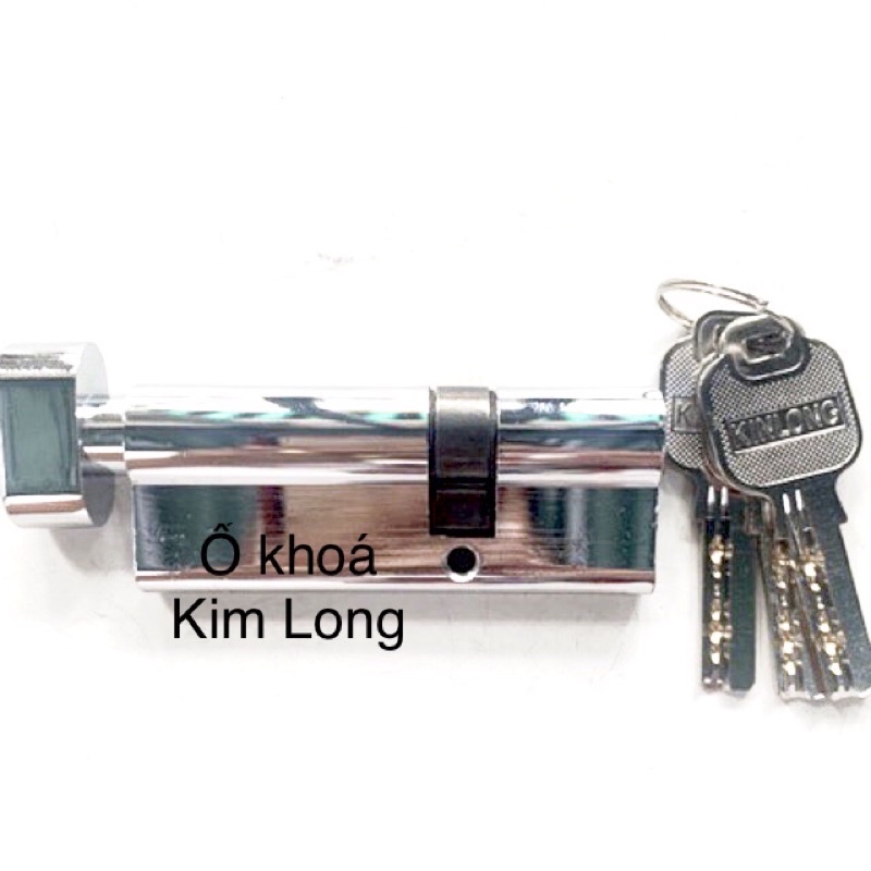 Ruột khoá tay gạt KinLong rộng 32mm dài 80mm 1 đầu tay vặn