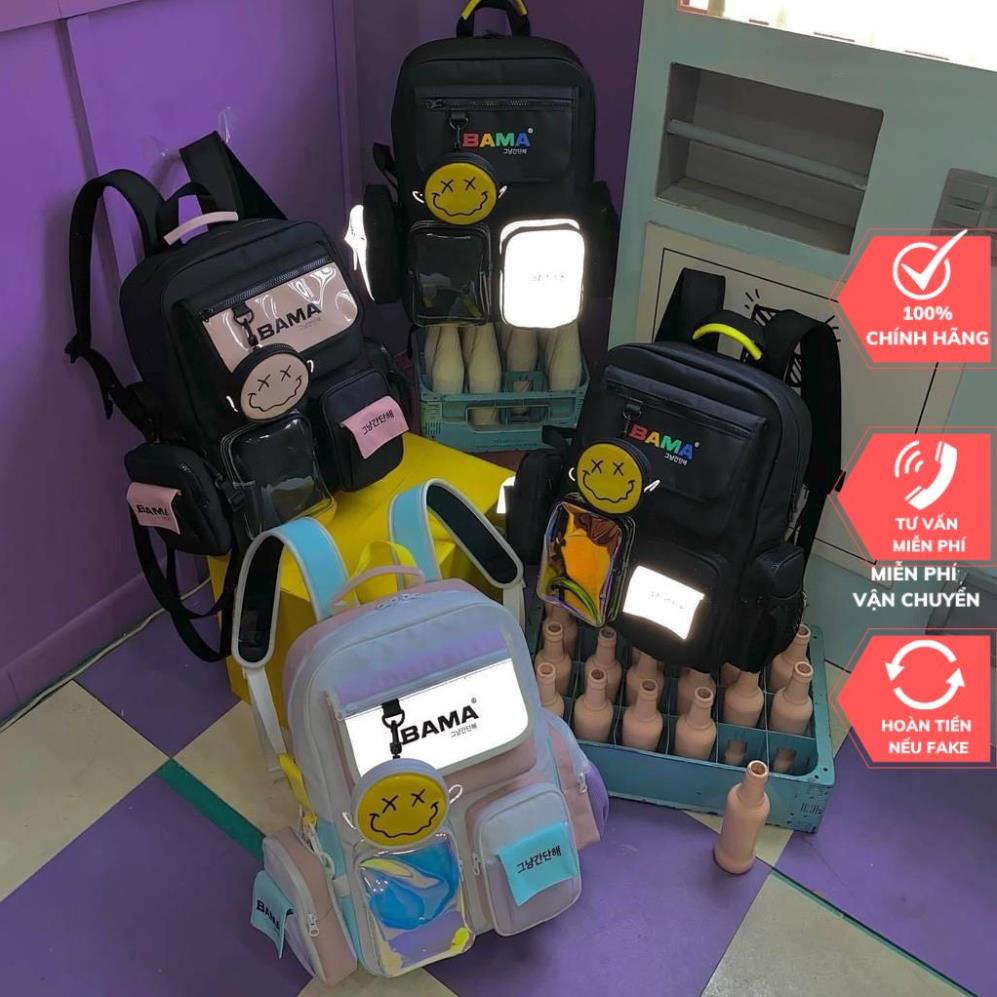 Balo Bama 444 Backpack kèm túi tròn mini