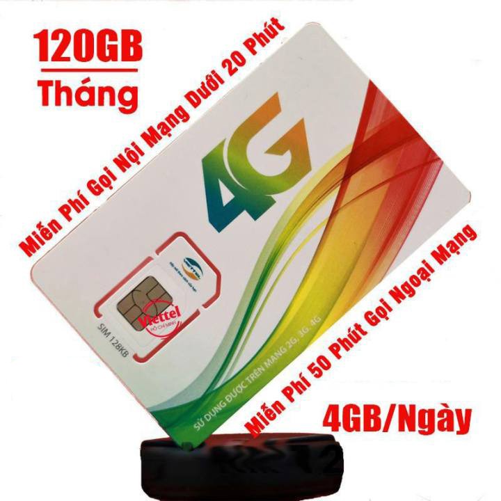 {FREE 30 NGÀY} Sim 4G Viettel V90 mới {V120Z} V120N 120GB/Tháng {4GB/Ngày}