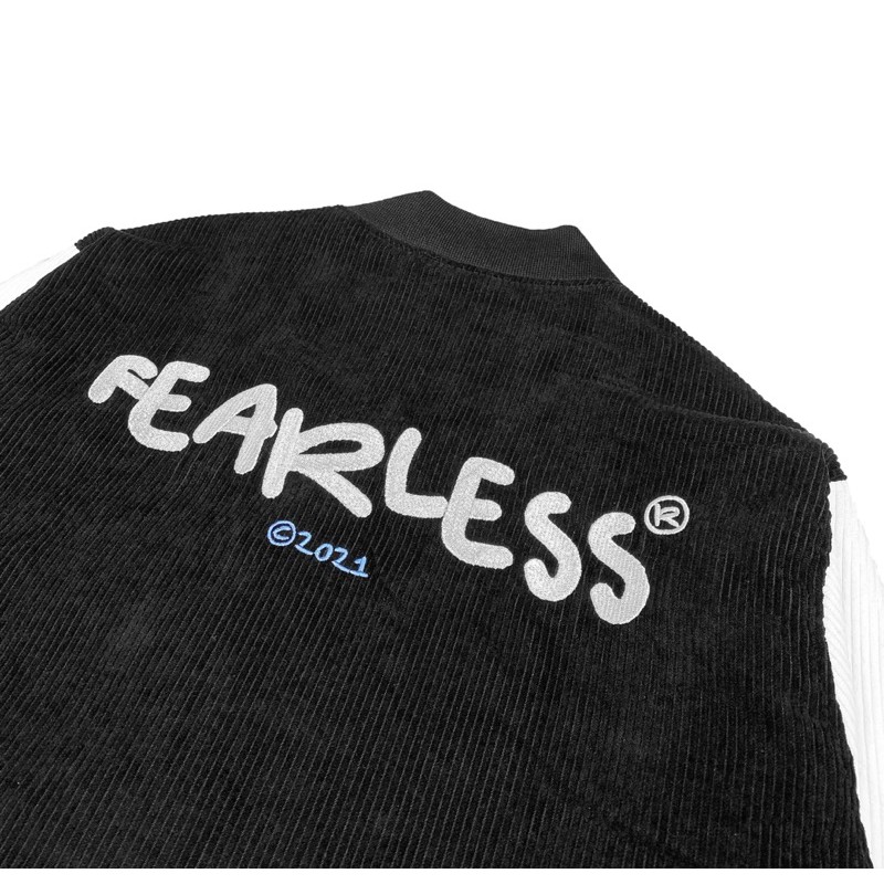 Áo khoác FEARLESS Varsity Jacket nhung tăm