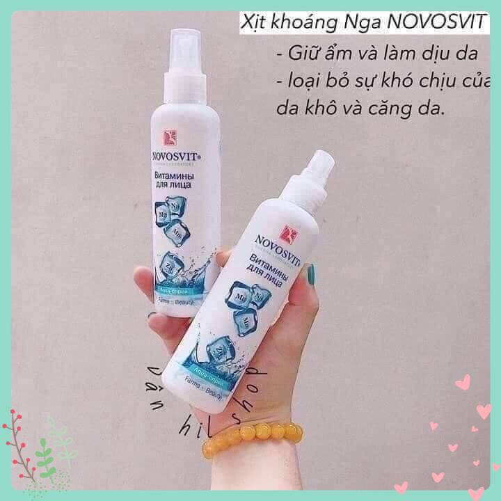Xịt Khoáng Novosvit Nga Cấp Ẩm Phục Hồi Khoáng Chất 190ml