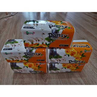 CONBO 6 gói Khăn giấy lụa Tre Việt - Pansy 320 tờ 2 lớp