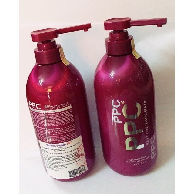 KEM KERATIN PPC REPAIR CHÍNH HÃNG PHỤC HỒI TÓC HƯ TỔN 750ml