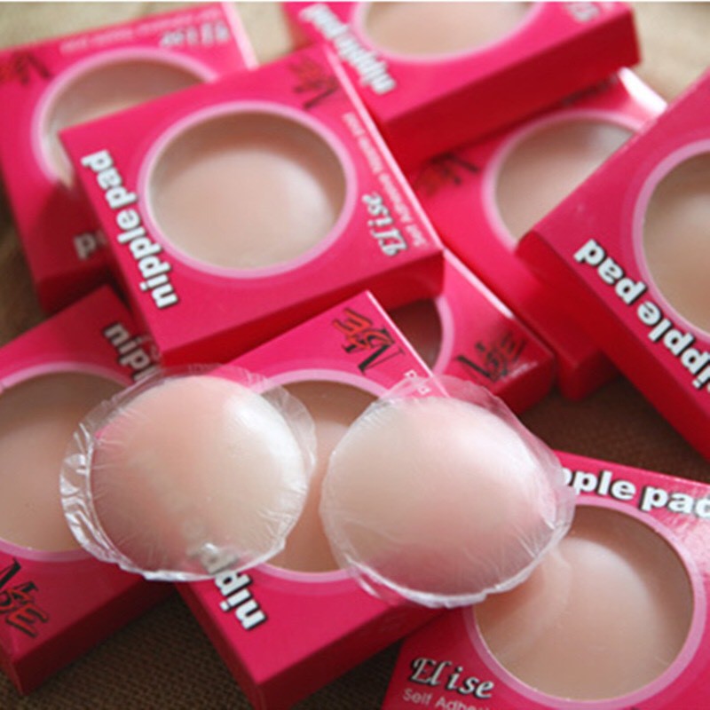 Set 2 Miếng Dán Nhũ Hoa silicon cao cấp loại 1 tàng hình diện đồ sexy QUINN BRA AB280 - Áo Lót che ti đầu ngực siêu dính