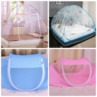 [GIÁ SỈ] MÙNG CHỤP HOA VĂN XẾP GỌN (1m6, 1m8, EM BÉ) [SALE]