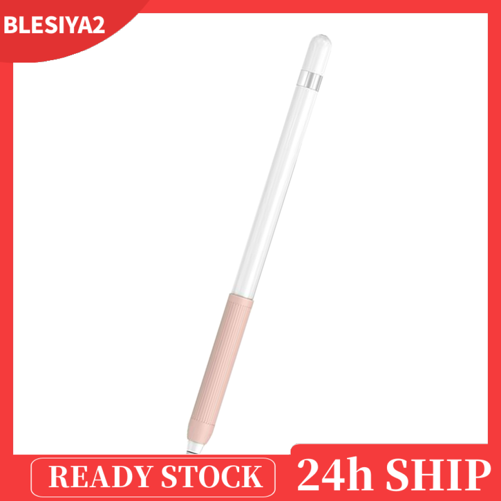 (Hàng Mới Về) Vỏ Silicone Mềm Bảo Vệ Bút Cảm Ứng Apple Pencil 1st Và 2nd Màu Trắng