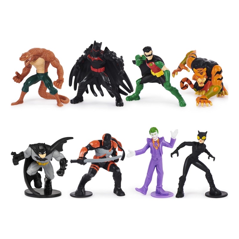 Bộ 8 nhân vật DC Batman cả anh hùng và phản diện mini
