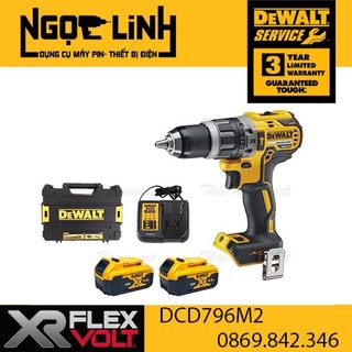 Máy khoan vặn vít động lực dewalt dcd796m2
