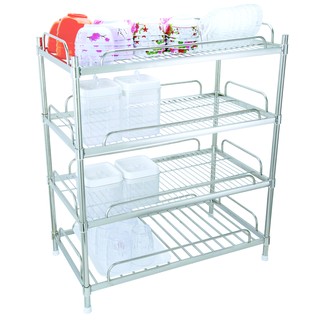 [CHÍNH HÃNG] Kệ inox úp chén dĩa Prota 4 tầng lắp ráp – Bảo hành 12 tháng – Cam kết 1 đổi 1