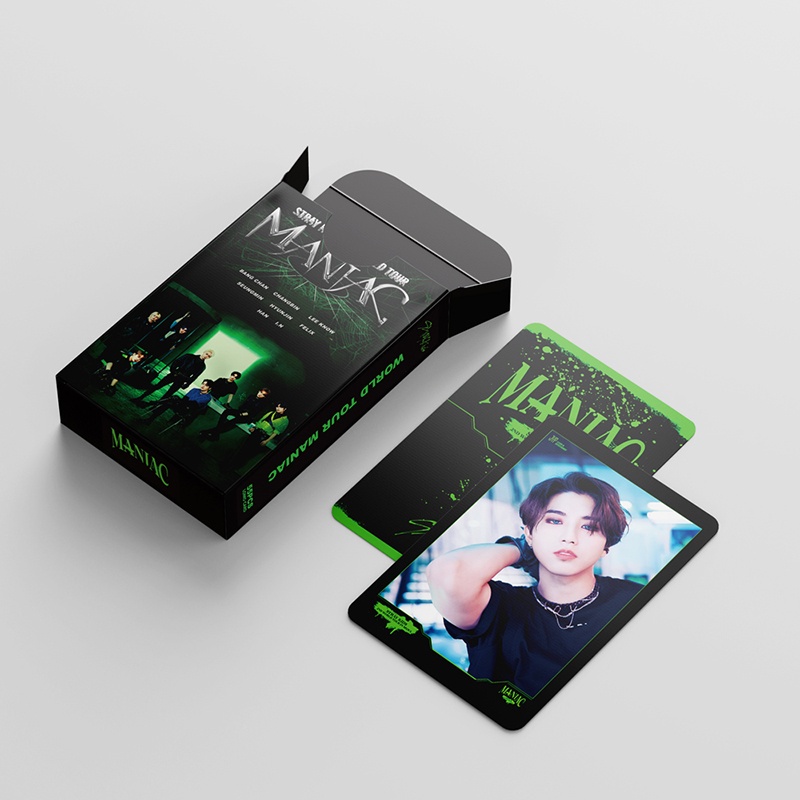 Hộp 55 Thẻ Ảnh LOMO Các Thành Viên Nhóm Nhạc Stray Kids