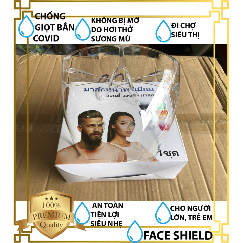 [Loại Tốt] Mắt Kính chống giọt bắn, kính chống dịch, tấm che y tế ôm sát khuôn mặt | BigBuy360 - bigbuy360.vn