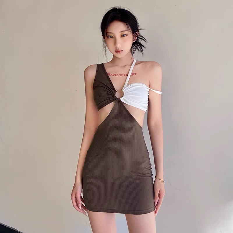 Váy Hai Dây Body Khoét Eo Sexy