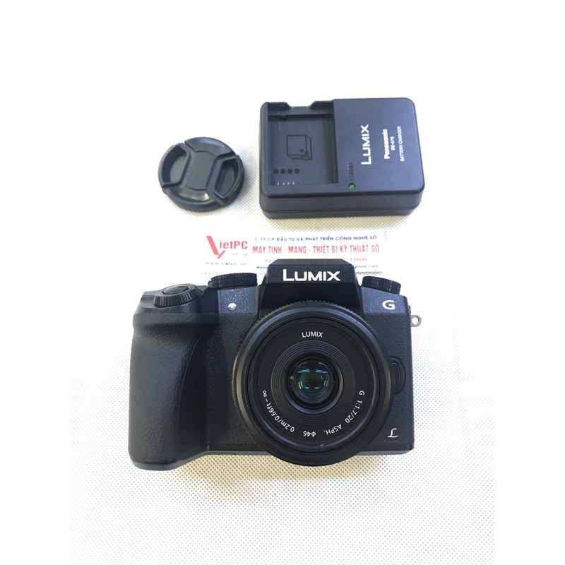 Máy ảnh Panasonic Lumix G7 (Quay 4K) + Lumix G 20mm f/1.7 II ASPH