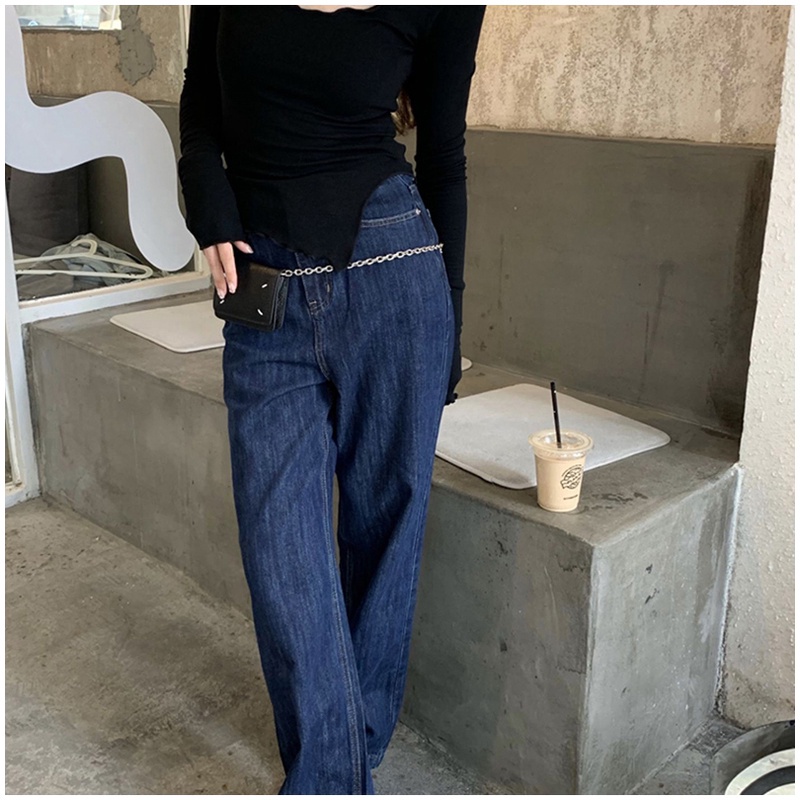 SUXI Áo Thun Dài Tay Cổ Vuông Thiết Kế Mới Thời Trang Mùa Thu Dành Cho Nữ