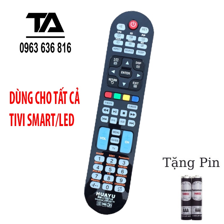 ĐIỀU KHIỂN TIVI ĐA NĂNG - TV LED LCD TẤT CẢ CÁC HÃNG