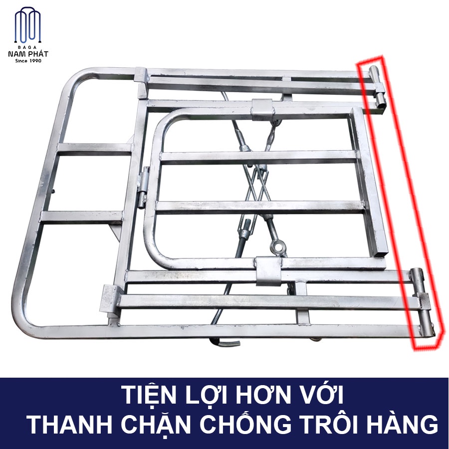 BAGA CHỞ HÀNG HỘP MỞ CỐP XĂNG 55X66CM