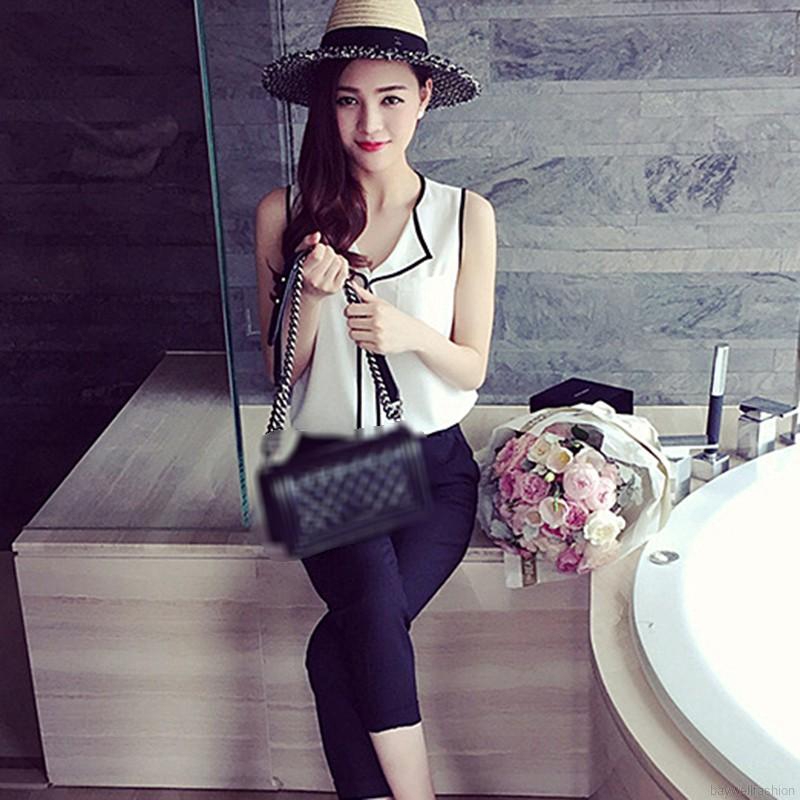 [Baywellfashion]New Summer Women's Wear Is Thin And Loose V-neck Sleeveless Shirt | BigBuy360 - bigbuy360.vn