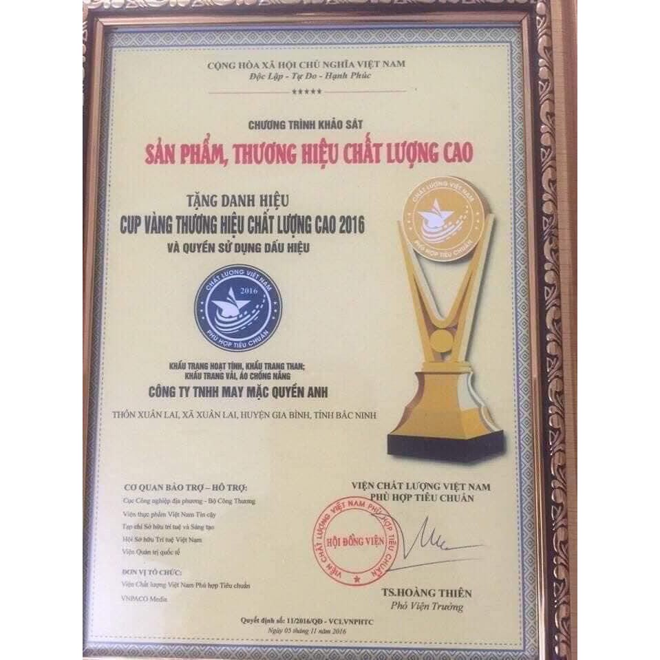 [CHUẨN CÔNG TY] Khẩu trang y tế 4 lớp, hàng chuẩn công ty đầy đủ giấy tờ - Quyền Anh - Trịnh Chung ( hộp 50c) | BigBuy360 - bigbuy360.vn