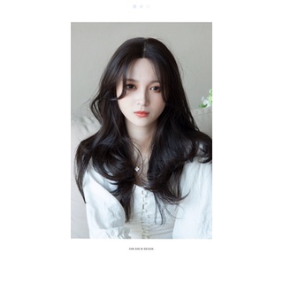 Tóc siêu da đầu (tóc nguyên đầu lace wig xoăn lửng)