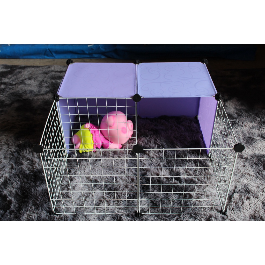 Bộ Quây Thú Cưng 11 Tấm Ghép 70x70x35cm
