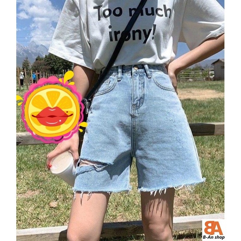 [Mã FAMAYWA giảm 10K đơn 50K] Quần shorts jeans lưng cao | BigBuy360 - bigbuy360.vn
