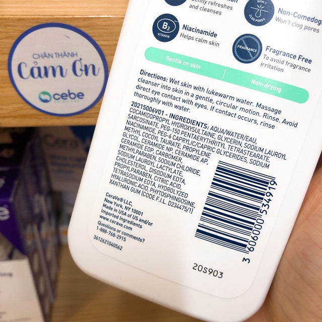 Sữa rửa mặt CeraVe Foaming Facial Cleanser (237mL) | BigBuy360 - bigbuy360.vn
