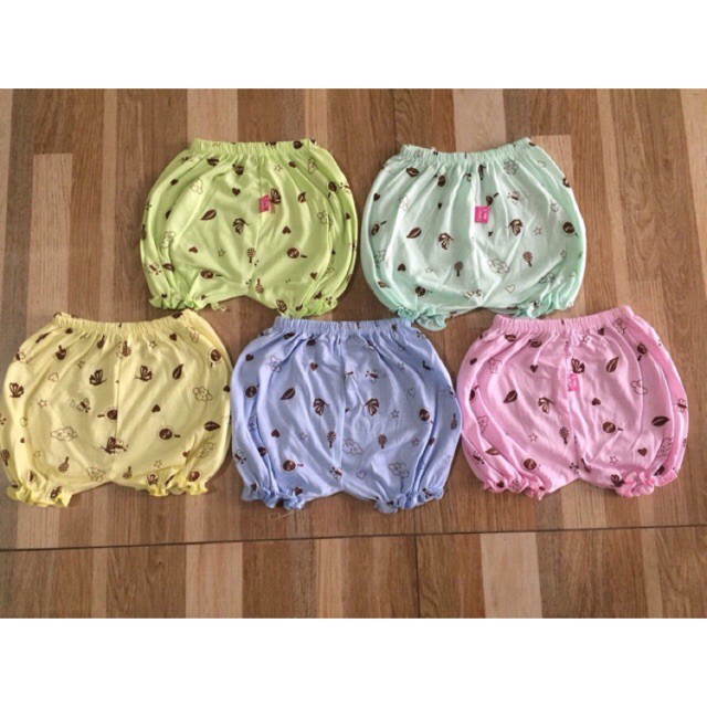 Set 10 Quần chục bèo xinh yêu cho bé gái, chất cotton đẹp