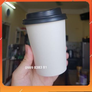 Sỉ 50 Cốc giấy có nắp 12oz 400ml