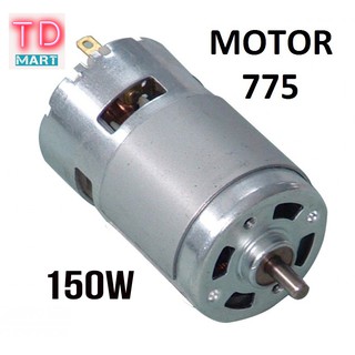 motor 775 150w, 16k vòng 100% dây Đồng có bạc đạn trên 12-24v
