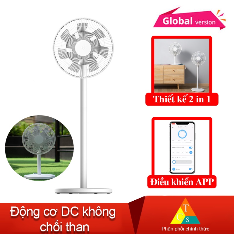 Quạt thông minh Xiaomi DC inverter Gen 2 BPLDS02DM Quốc Tế