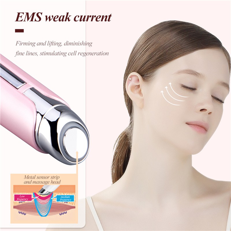 [Mã FMCGMALL - 8% đơn 250K] CkeyiN High-Frequency Vibration Red-Blue Light Eye Massager | BigBuy360 - bigbuy360.vn