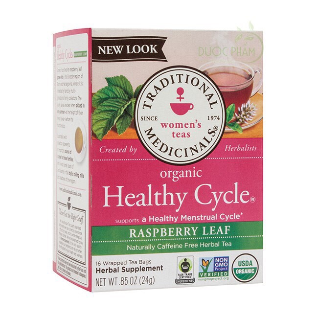 Trà hữu cơ Healthy cycle có bill đầy đủ