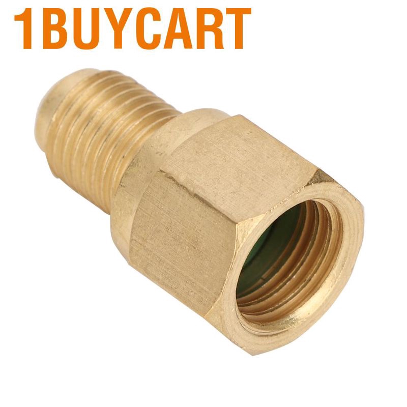 1 Cặp Đầu Nối Bằng Đồng Cho Máy Điều Hòa Xe Hơi R134Ae-1/2Acme 1/4