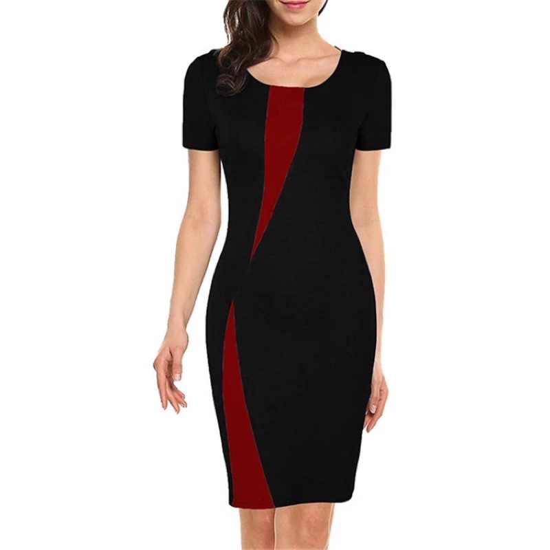 Đầm phối 2 màu 2 kiểu 45-75 kgs bigsize