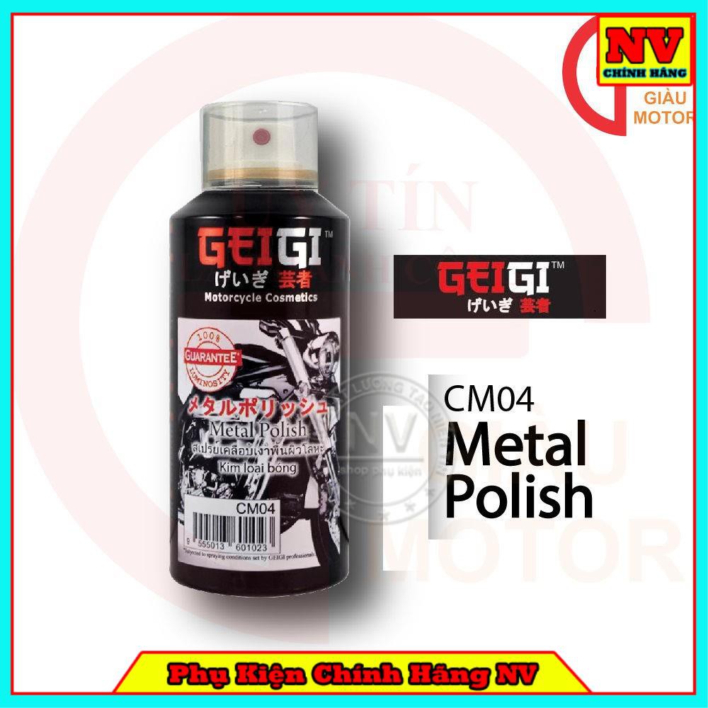 Chai Sơn Đánh Bóng Kim Loại Samurai CM04 - GEIGI CM04 - Sơn Chính Hãng