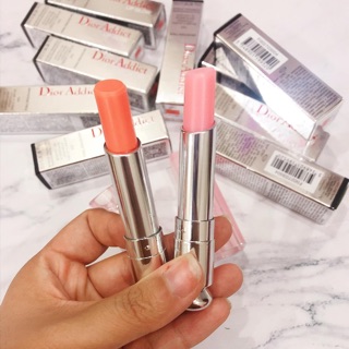 🌹flashsale🌹son dưỡng dior addict lip glow pink 001- coral 004 hàng chính hãng- có bill