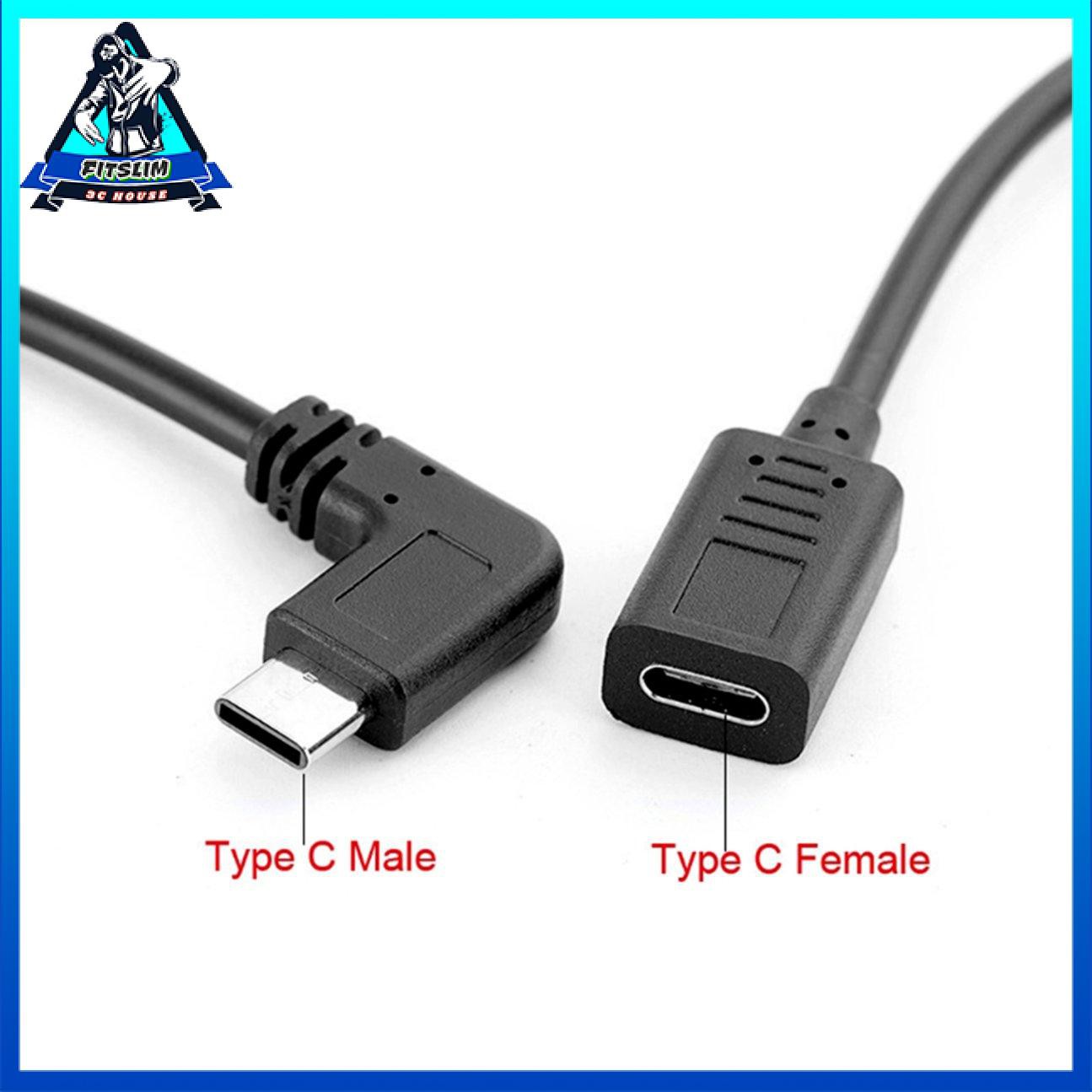 90 DEGREE Cáp Nối Dài Cổng Type C Usb 90 Độ