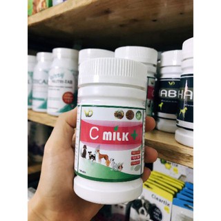 Kích Sữa - Tăng Tiết Sữa - Giảm Viêm Tuyến Sữa Chó Mèo - C Milk ( hộp/150 viên)