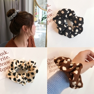 Băng đô cài tóc chất liệu nylon co giãn in họa tiết da báo phong cách retro hàn quốc