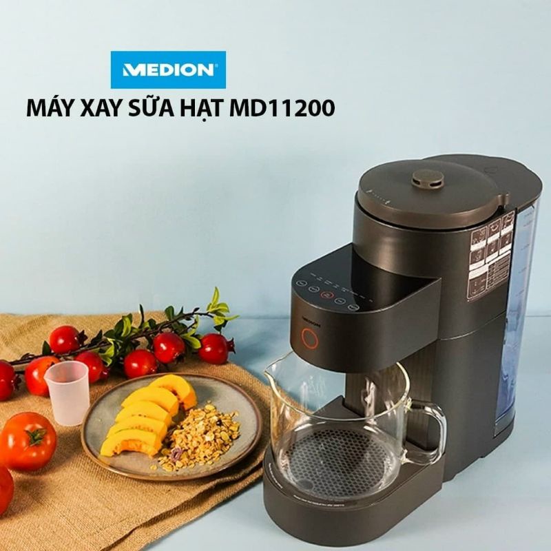 [Mã ELHA10 giảm 6% đơn 5TR] Máy Làm Sữa Hạt Đa Năng Medion MD11200 (Hàng Đức)