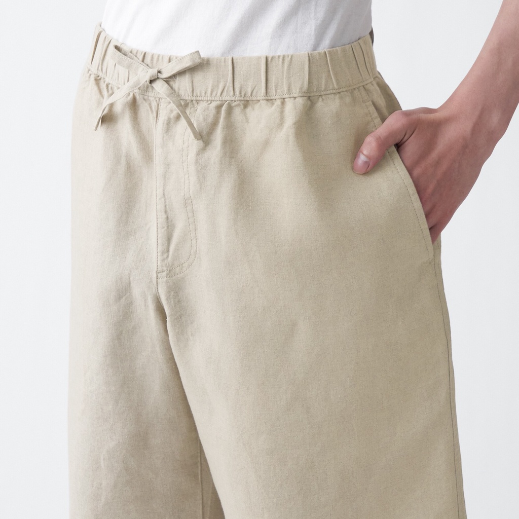 Muji Quần Short Vải French Linen