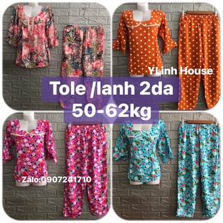 (size 50-68kg) bộ dài vải tole/lanh 2da