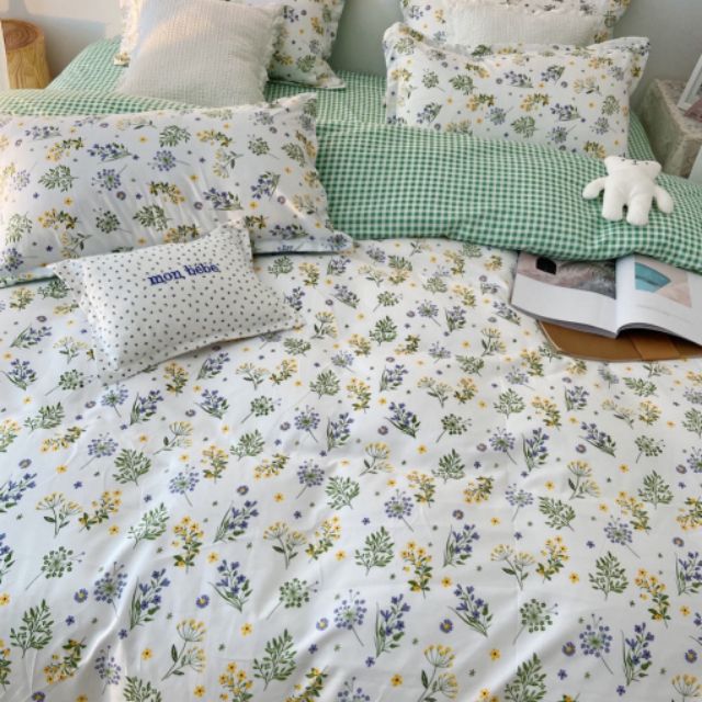 Bộ cotton poly Hoa Nhí Mới
