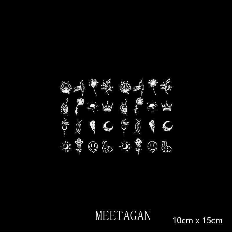 【MEET Magic Tattoo】Hình Xăm Dán Tạm Thời 10cm x 15cm Chống Thấm Nước Sang 15 Ngày L-005