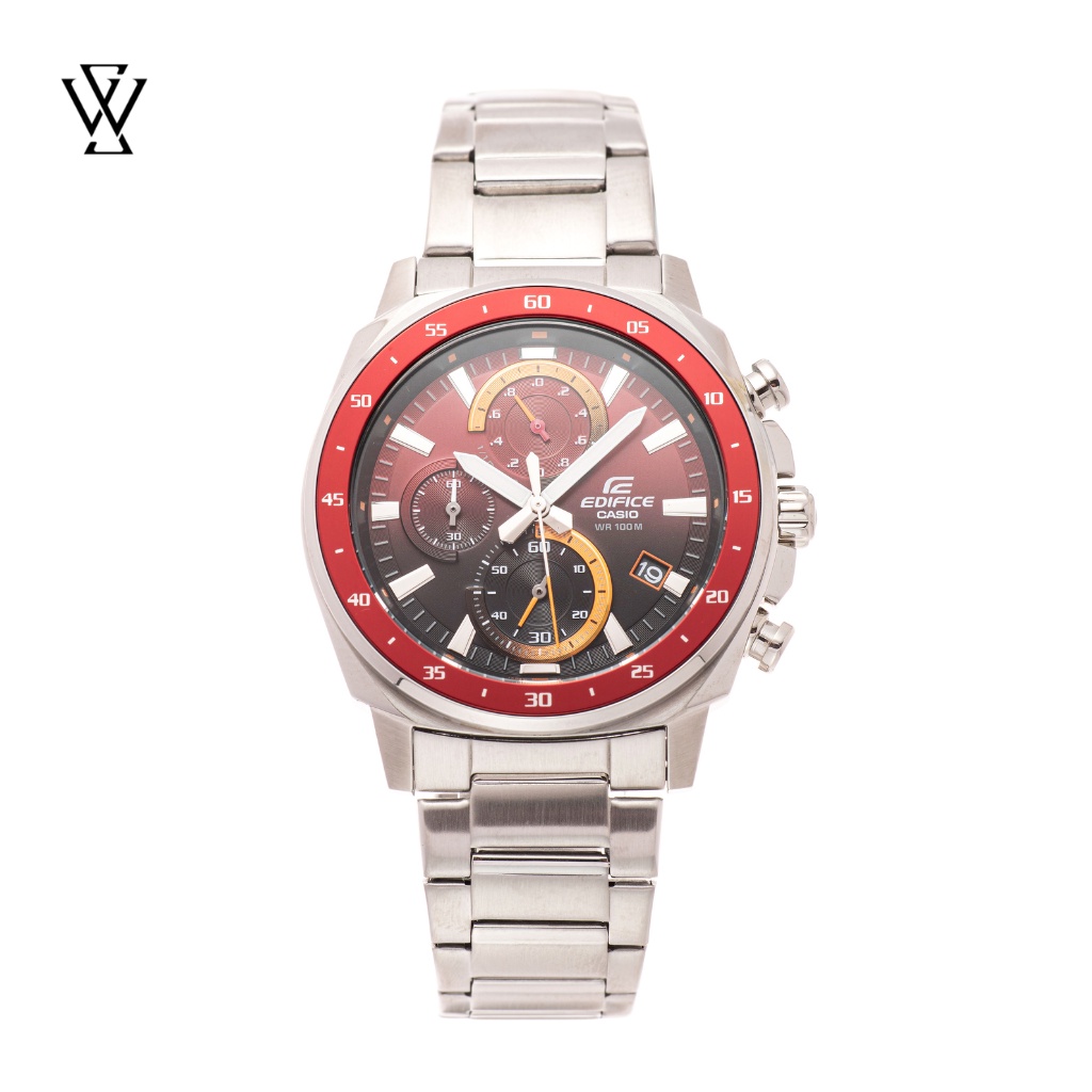 Đồng Hồ Quartz Nam Casio Edifice WATCHSTORE EFV-600D-4AVUDF, Mặt Kính Khoáng 43.8mm, Dây Kim Loại, Vỏ Thép Không Gỉ