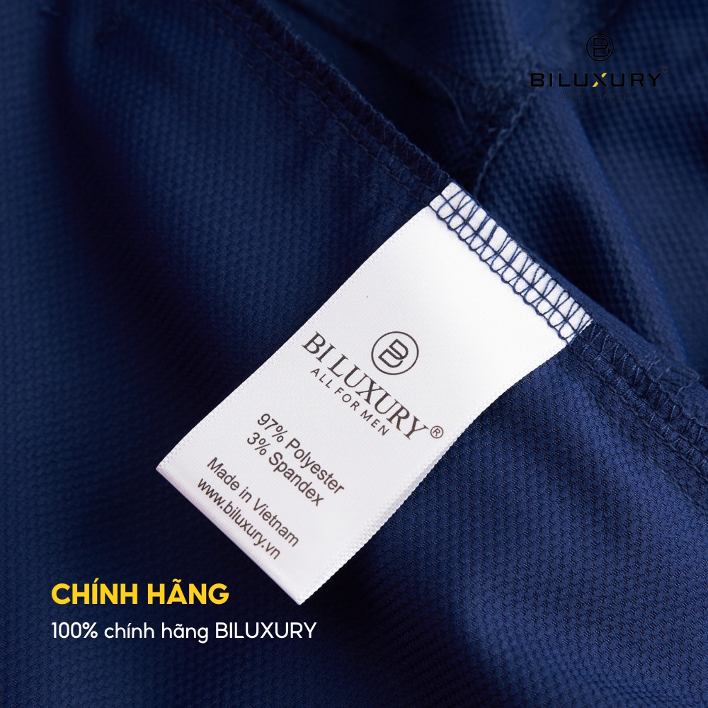 Quần Đùi Short Gió Nam T1 6QDGT003 Biluxury Chun Co Giãn Túi Có Khoá Kéo Thoáng Khí Mềm Mịn