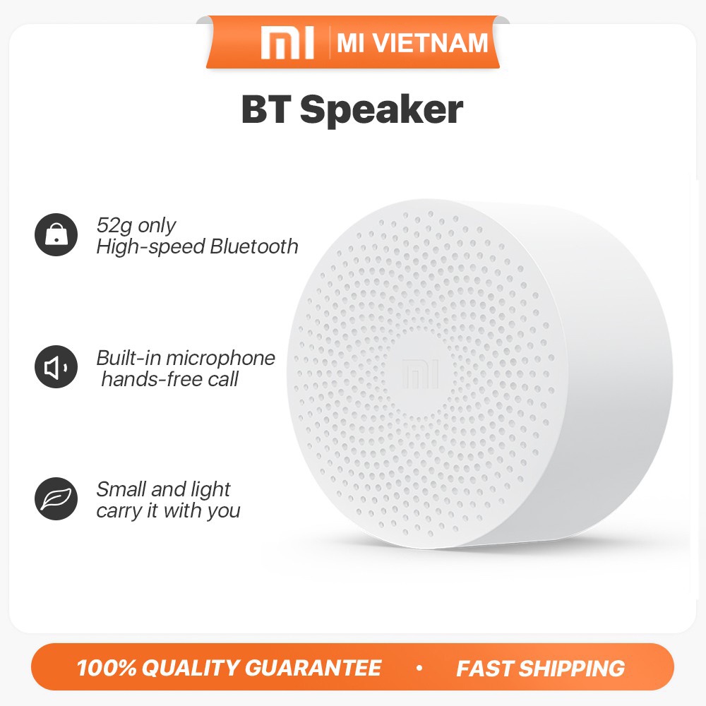 Loa bluetooth Mini Xiaomi bỏ túi Portable speaker Pin bền Âm thanh ngoài sức tưởng tượng