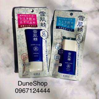 Ⓜ️Ⓜ️Kem chống nắng KOSE MILK và KOSE GEL mini