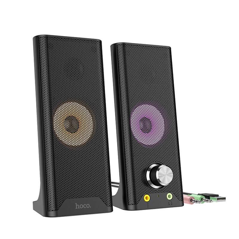 Loa Hoco DS32 Plus đèn Led có Bluetooth kèm nút điều chỉnh âm lượng trên loa kết nối Máy Tính/Laptop/PC