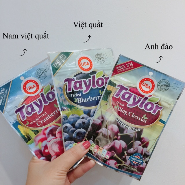 [TAYLOR] Trái cây sấy khô tự nhiên 50gr